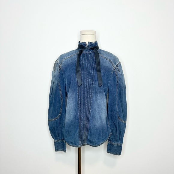 Zimmermann Rhythmic Tuxedo Shirt - Picture 5 of 14